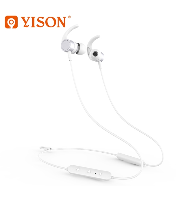 Yison E17 Waterproof Wireless In Ear Neckband , White